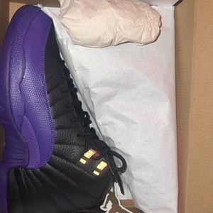Jordan 12s purple Field